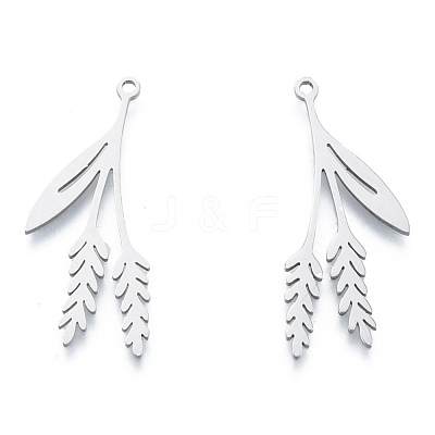 Non-Tarnish 201 Stainless Steel Pendants STAS-N090-LA971-1-1