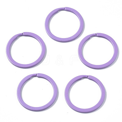 Spray Painted Iron Split Key Rings X-KEYC-S255-003-1