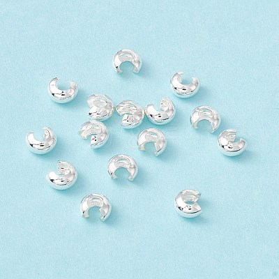 Brass Crimp Beads Covers KK-P219-05B-S-1