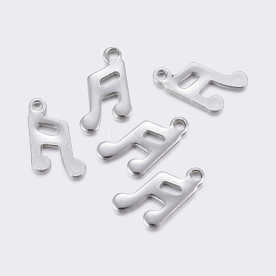 Tarnish Resistant 304 Stainless Steel Charms STAS-F159-64P-1
