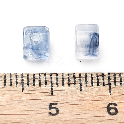 Transparent Acrylic Beads OACR-H044-04A-04-1