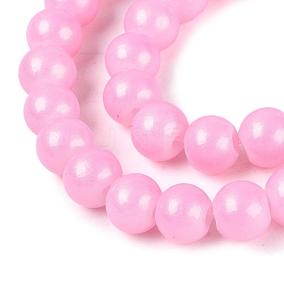Baking Paint Glass Pearl Beads Strands DGLA-ZX001-05A-10-1