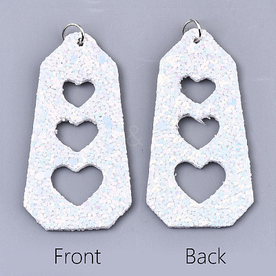 PU Leather Big Pendants FIND-R084-03-1