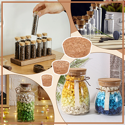 56Pcs 9 Style Cork Bottle Stoppers FIND-BC0005-30-1