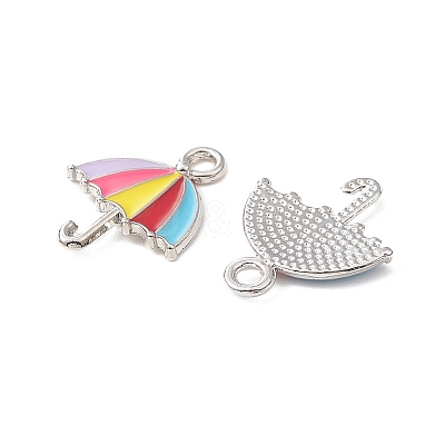 Umbrella Alloy Enamel Pendants ENAM-YW0002-87-1