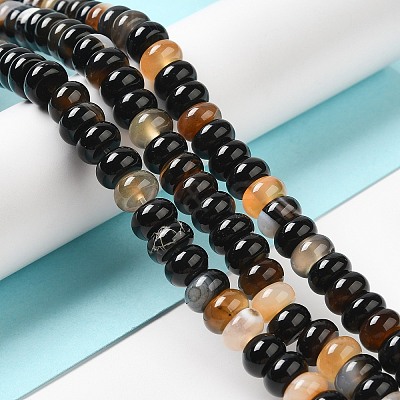 Natural Agate Beads Strands G-H295-C03-05-1