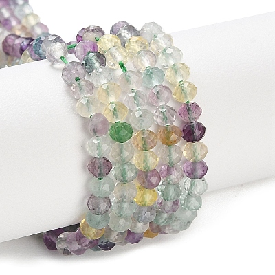 Natural Fluorite Beads Strands G-N342-23-1