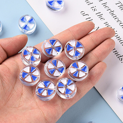 Transparent Enamel Acrylic Beads LS-TACR-S155-005A-1