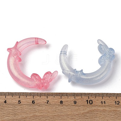 Luminous Transparent Acrylic Beads X-LACR-S001-10-1