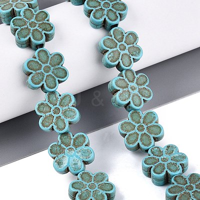 Synthetic Turquoise Beads Strands G-N364-05A-01-1