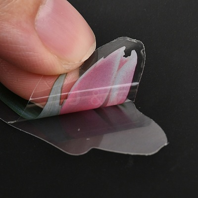 40Pcs Waterproof PET Adhesive Stickers Set DIY-K032-56C-1