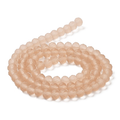 Transparent Glass Beads Strands EGLA-A034-T6mm-MD20-1