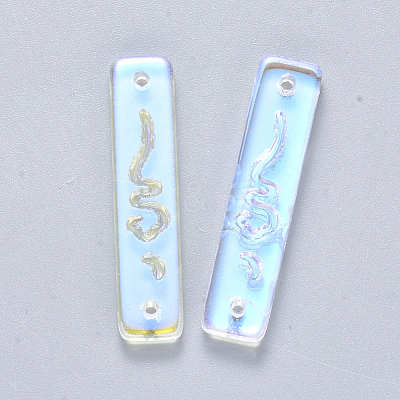 Transparent Glass Links connectors X-GLAA-S190-008C-01-1