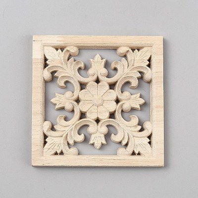 Wood Cabochons WOOD-WH0124-107-1