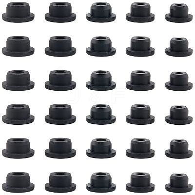 30Pcs 5 Styles Silicone Hole Plugs AJEW-GF0011-63D-1