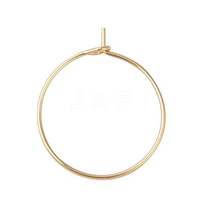 316L Surgical Stainless Steel Hoop Earring Findings STAS-G229-07G-02B-1