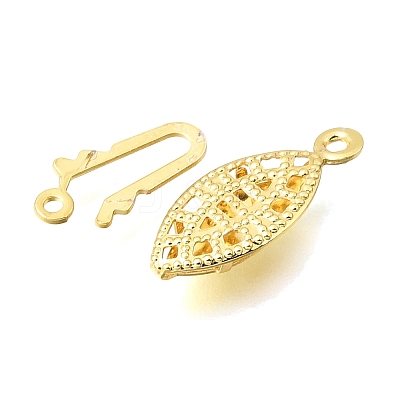 Brass Box Clasps KK-C258-15G-1