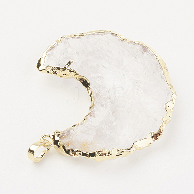 Natural Quartz Crystal Pendants G-G737-26-1