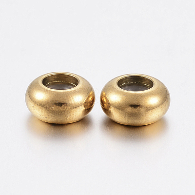 Ion Plating(IP) 202 Stainless Steel Beads X-STAS-F148-7mm-07G-1