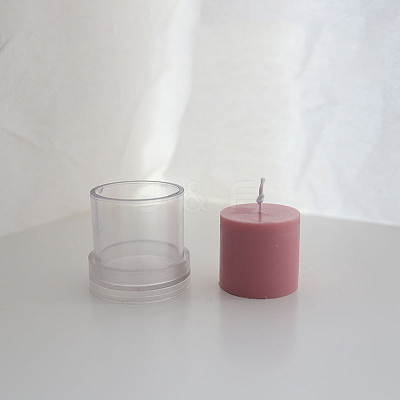 DIY Plastic Pillar Candle Molds CAND-PW0001-015B-1
