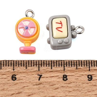 Kawaii Home Appliances Opaque Resin Pendants RE-CBA814E-02-1