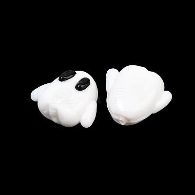 Halloween Handmade Lampwork Beads LAMP-Z016-01C-1