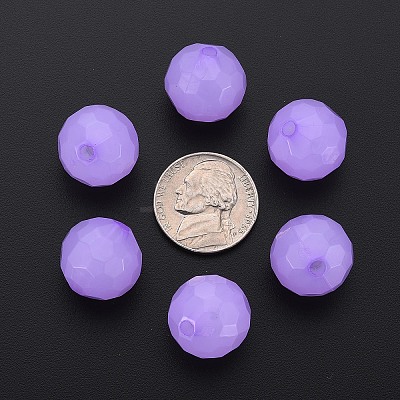 Imitation Jelly Acrylic Beads MACR-S373-97C-E04-1