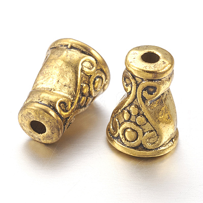 Tibetan Style Bead Caps X-GLF0320Y-NF-1
