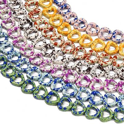 Handmade Porcelain Beads Strands PR-CBAB520-20A-1