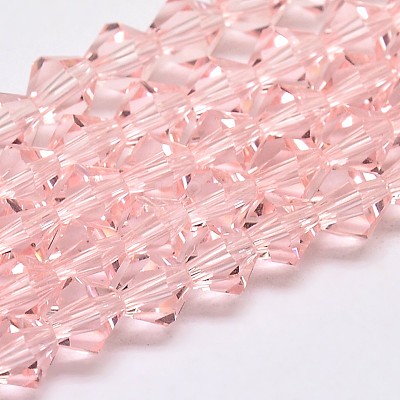 Imitate Austrian Crystal Bicone Glass Beads Strands LS-GLAA-F029-3x3mm-15-1