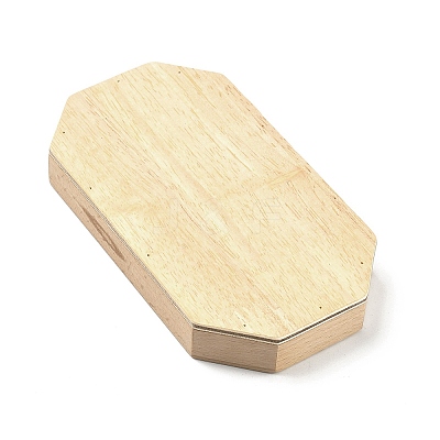 Wooden Ring Organizer Display Trays with Velvet Inside ODIS-C013-04A-1