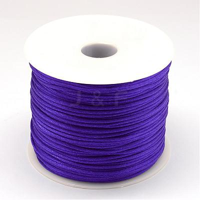 Nylon Satin Rattail Cords NWIR-R025-1.0mm-676-1