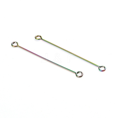 Ion Plating(IP) 304 Stainless Steel Eye Pins LS-STAS-I141-01A-M-1