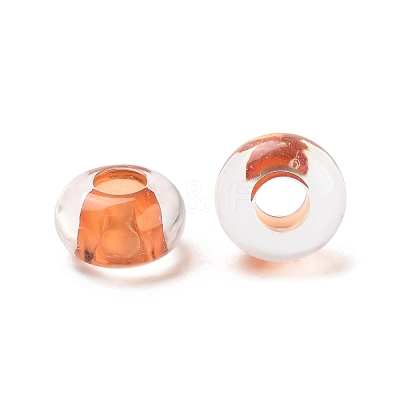 Transparent Acrylic European Beads TACR-P009-C01-03-1