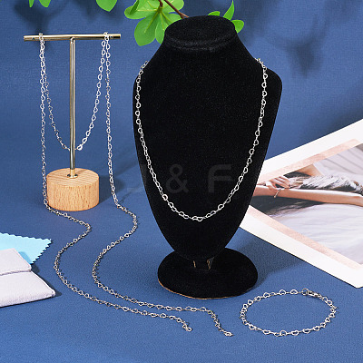 925 Sterling Silver Heart Link Chains STER-TA0001-35-1