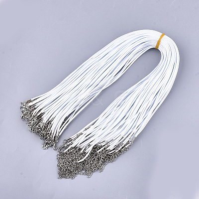 Waxed Cord Necklace Making LS-NCOR-T003-05-1