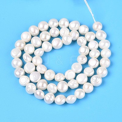 Natural Cultured Freshwater Pearl Beads Strands PEAR-N014-06D-01-1