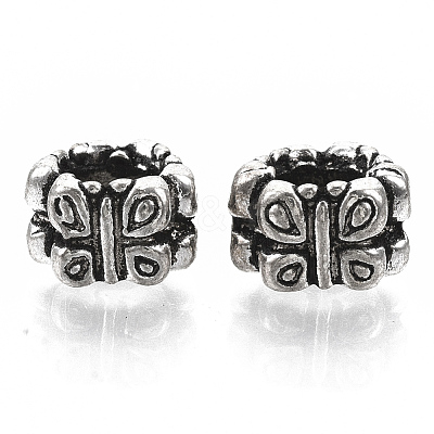Tibetan Style Alloy Beads TIBE-R317-057AS-LF-1