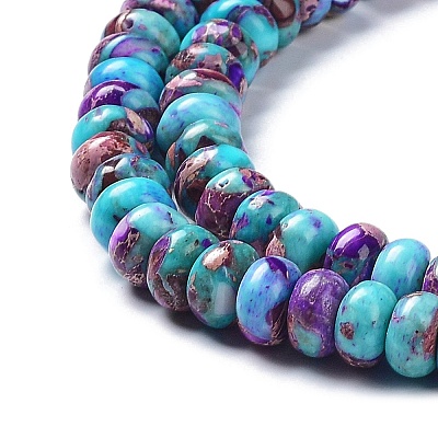 Synthetic Turquoise Beads Strands G-C034-02A-1