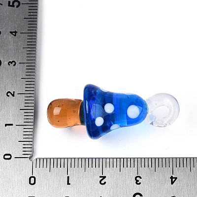 Handmade Lampwork Pendants LAMP-T025-05C-1