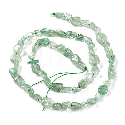 Natural Green Strawberry Quartz Beads Strands G-G018-70-1