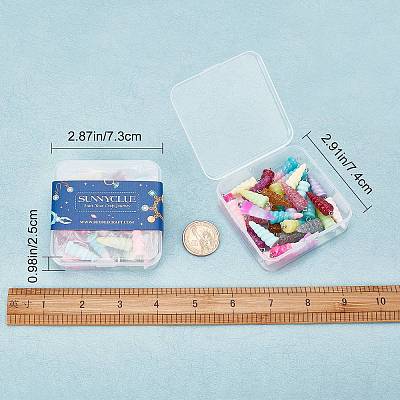 32Pcs Resin Pendants RESI-SC0001-87-1