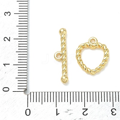 Brass Toggle Clasps KK-CBA42CA-01D-G-1