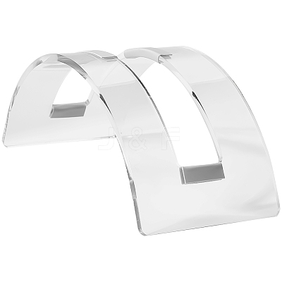 2Pcs Acrylic Vertical Laptop Stand for Desk DIY-CP0011-63-1