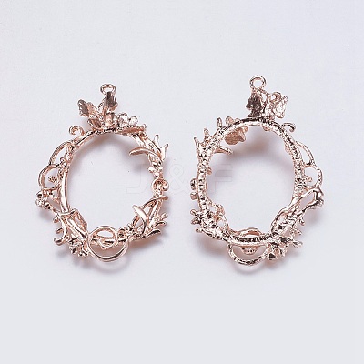 Alloy Big Pendants LS-PALLOY-P163-02RG-1