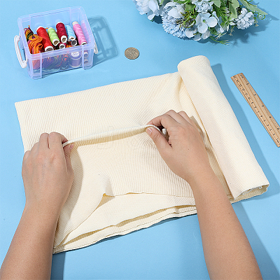 1Pc Cotton Elastic Fabric DIY-PH0036-08C-1