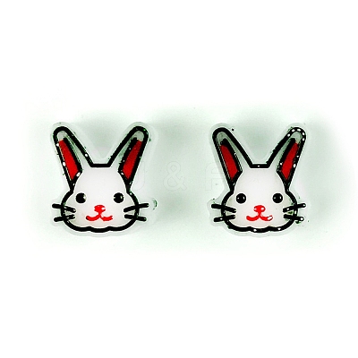 Easter Theme Ear Stud Ornament Silicone Molds DIY-J009-01C-1