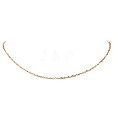 2MM 304 Stainless Steel Cable Chain Singapore Chain Necklaces for Women NJEW-JN05558-1