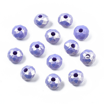 Spray Painted Acrylic Beads MACR-S280-03A-1