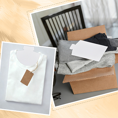 40Pcs Paper Clothing Display Cards CDIS-GO0001-01-1